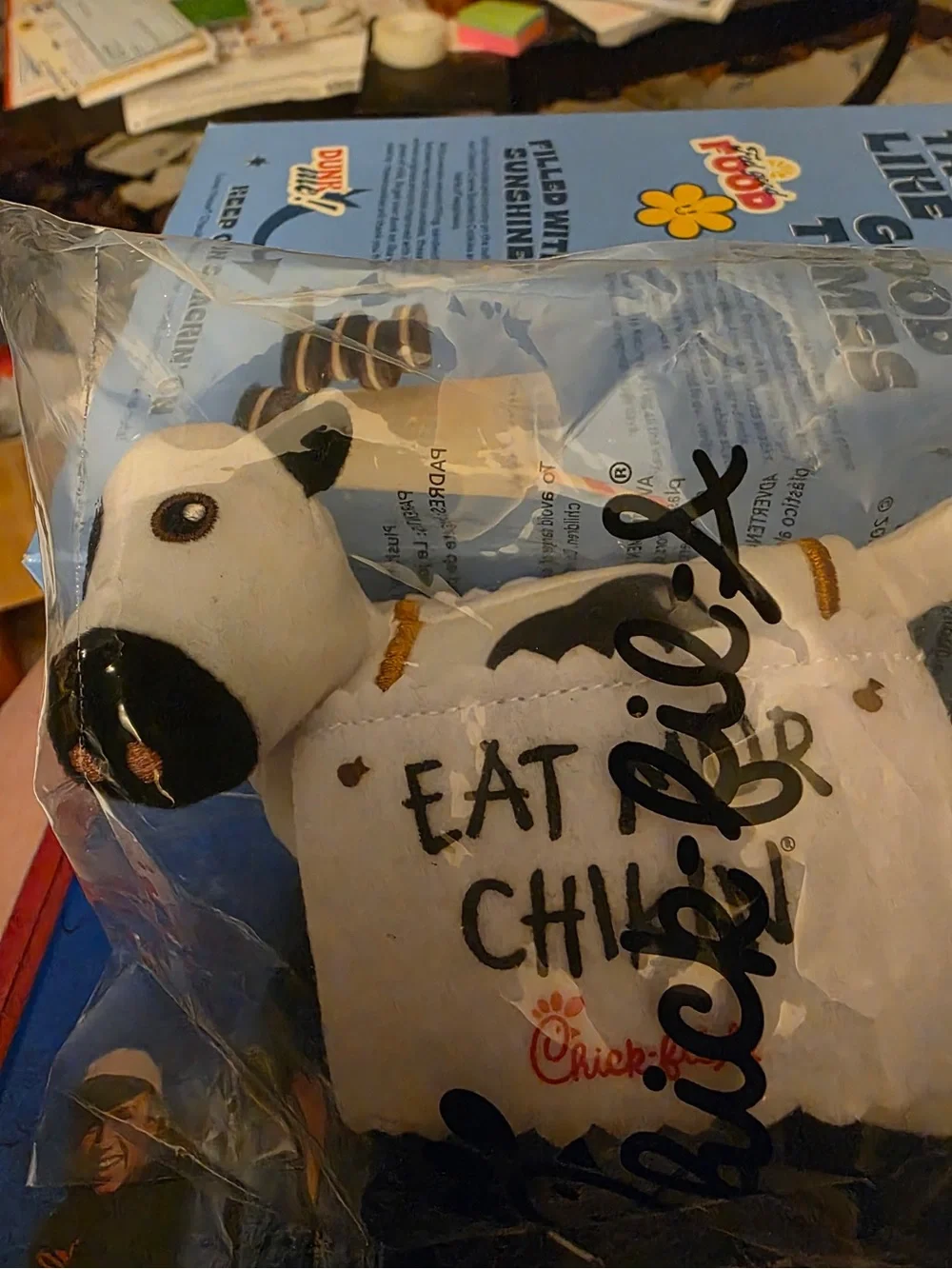 Rare Chick-fil-A Cow Figurine Sign 